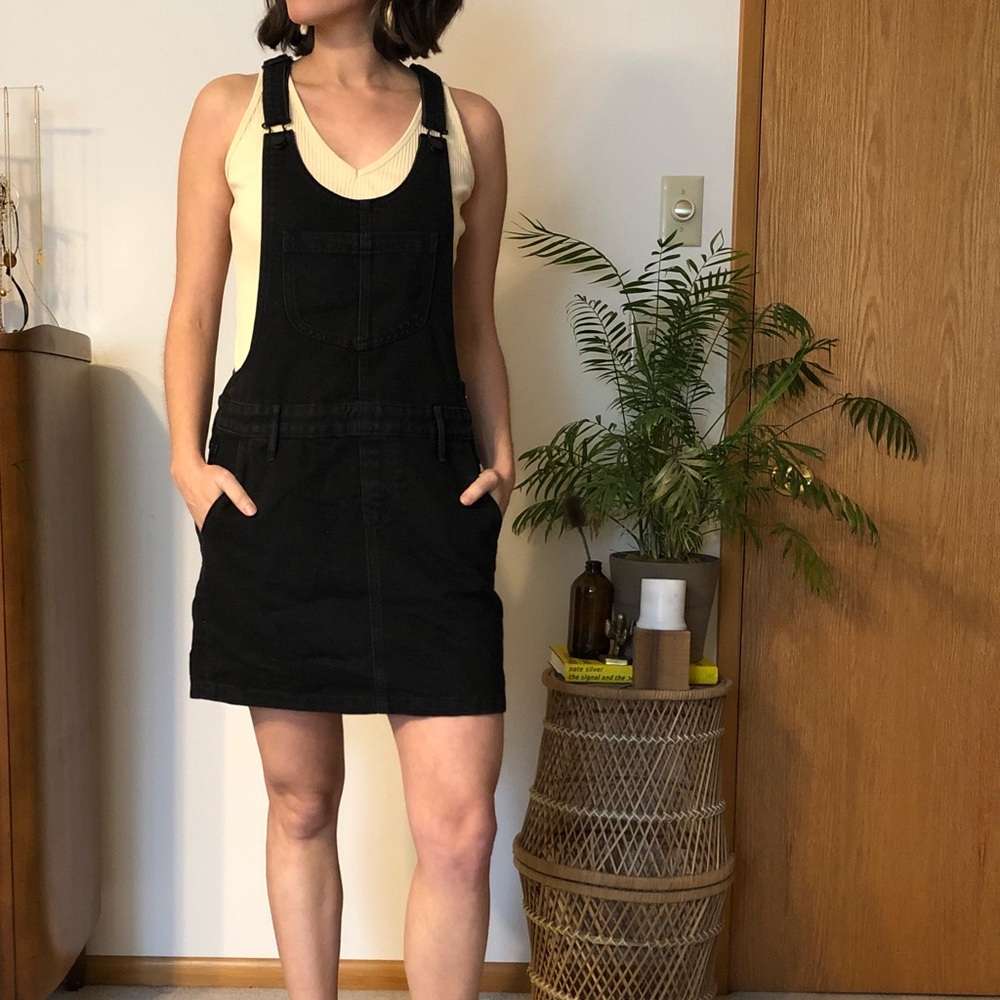 Old Navy Black Denim Dress